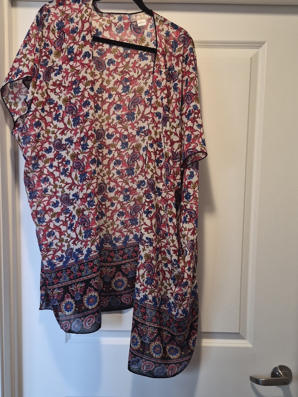 Lightweight Floral Kimono Cover-Up in Multi-Color